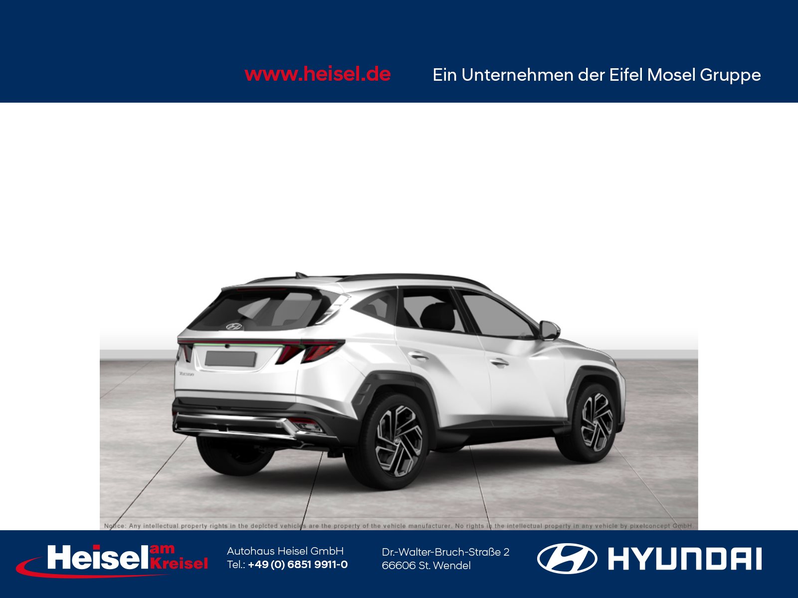 Foto 1 - Hyundai TUCSON Plug-in-Hybrid Select Plug-In - Standort St. Wendel, Serenity White / MIC