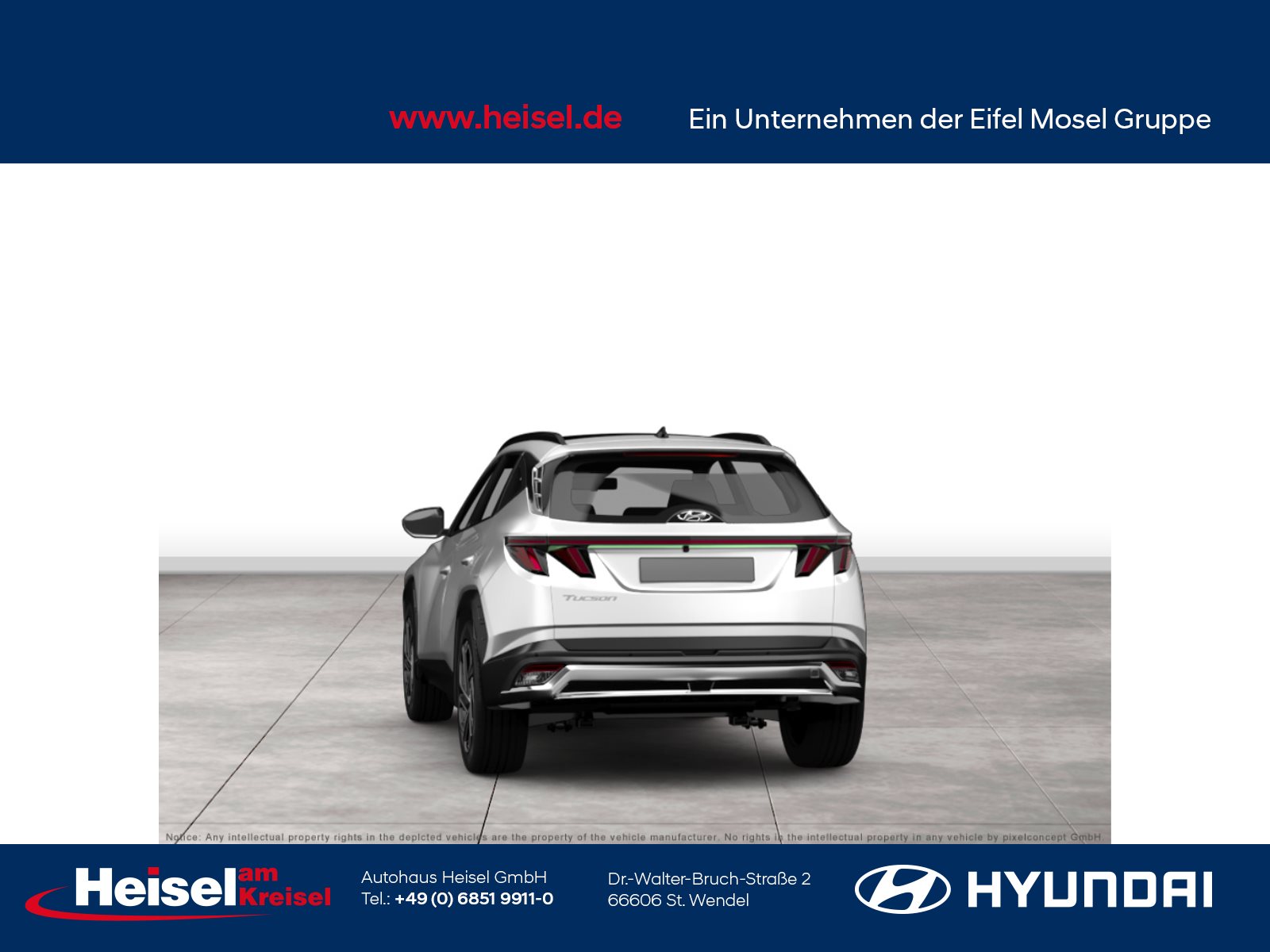 Foto 1 - Hyundai TUCSON Plug-in-Hybrid Select Plug-In - Standort St. Wendel, Serenity White / MIC
