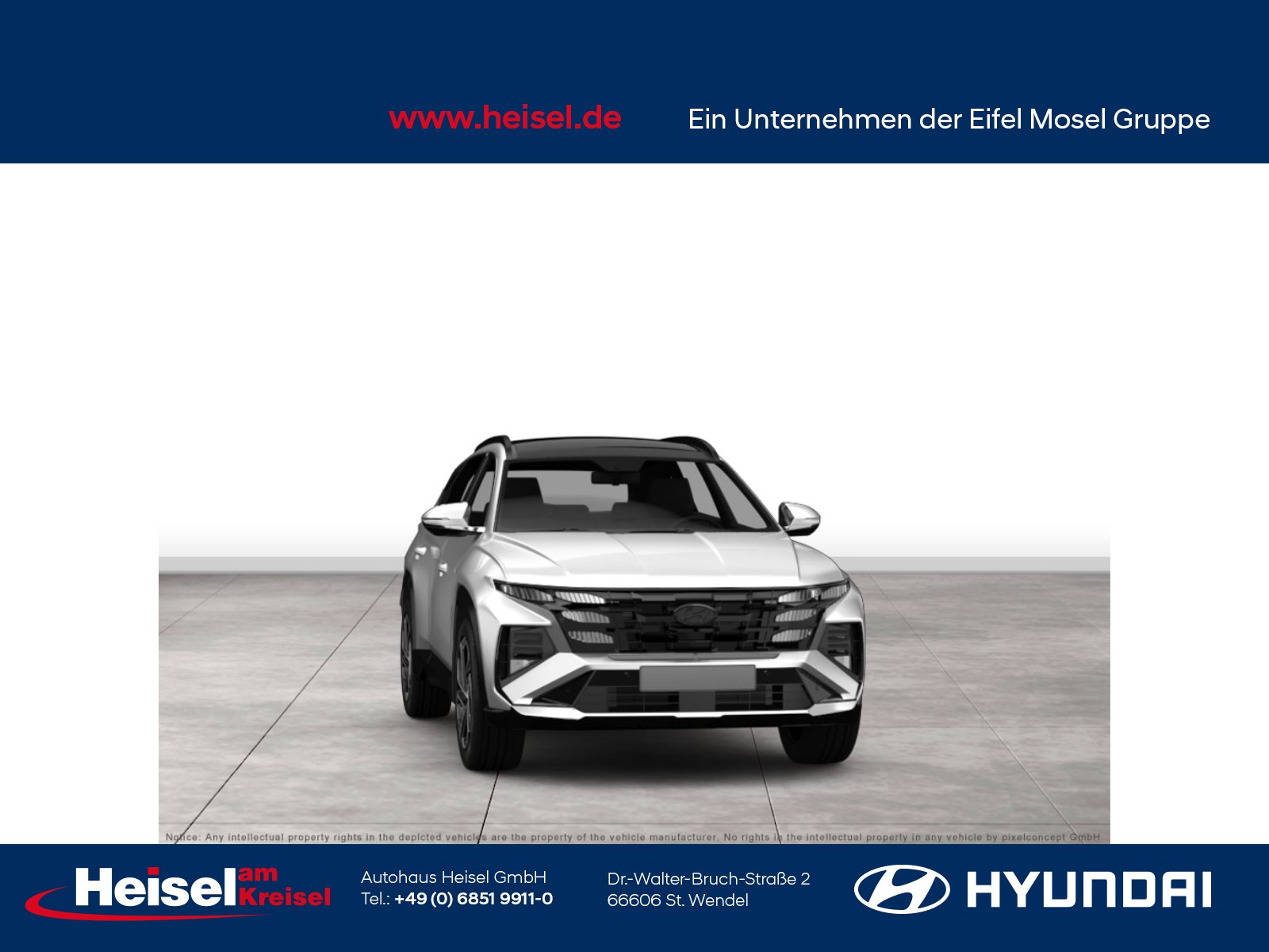 Foto 1 - Hyundai TUCSON Plug-in-Hybrid Select Plug-In - Standort St. Wendel, Serenity White / MIC